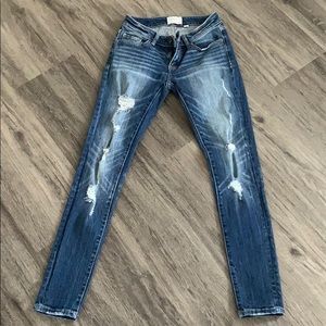 BKE denim Stella Ankle Skinny Jeans